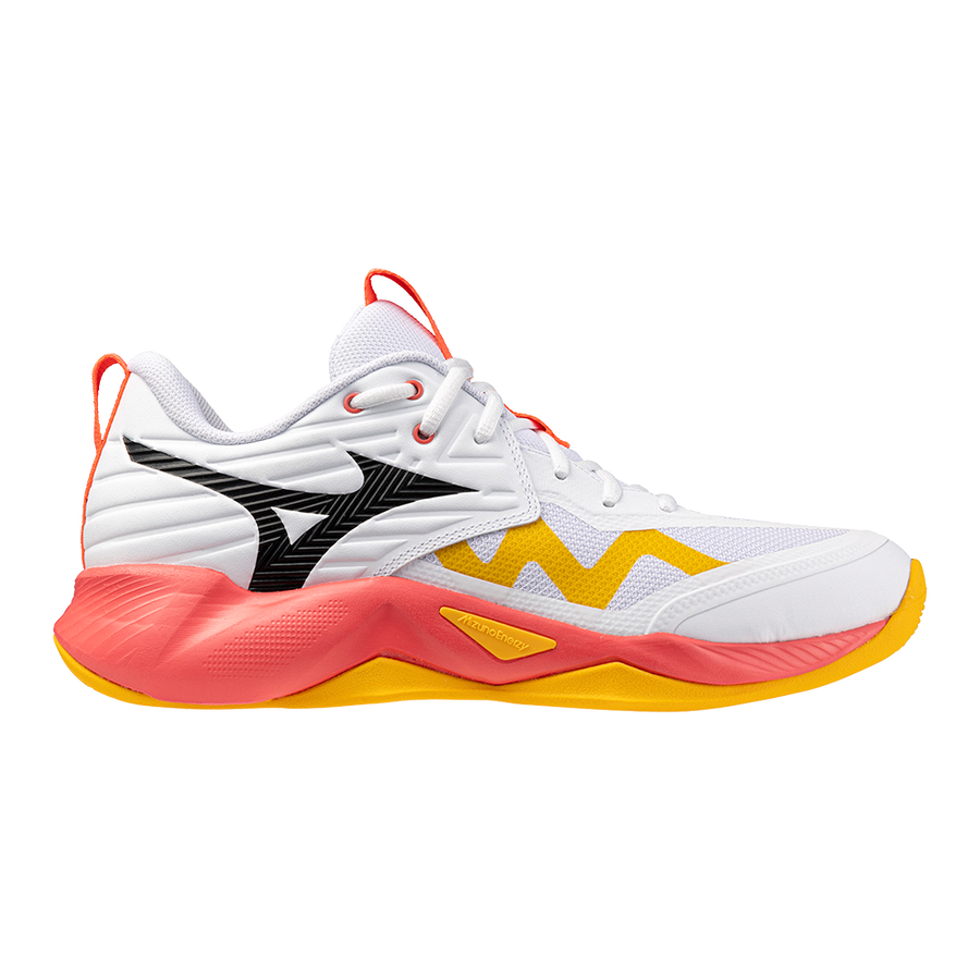 Mizuno WAVE MOMENTUM PRO White/Fiery Coral 2/Citrus